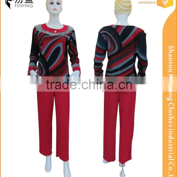 Newest Flannel Islamic Women's Suits With Crystal Button on Front