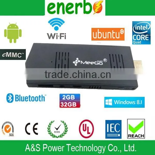 Hot Sell Meegopad T02 Mini PC Without Monitor Compute Stick Ultra Smart Mini pc HDMI With 2*USB2.0 48g With Intel Atom BT4.0 photo-4