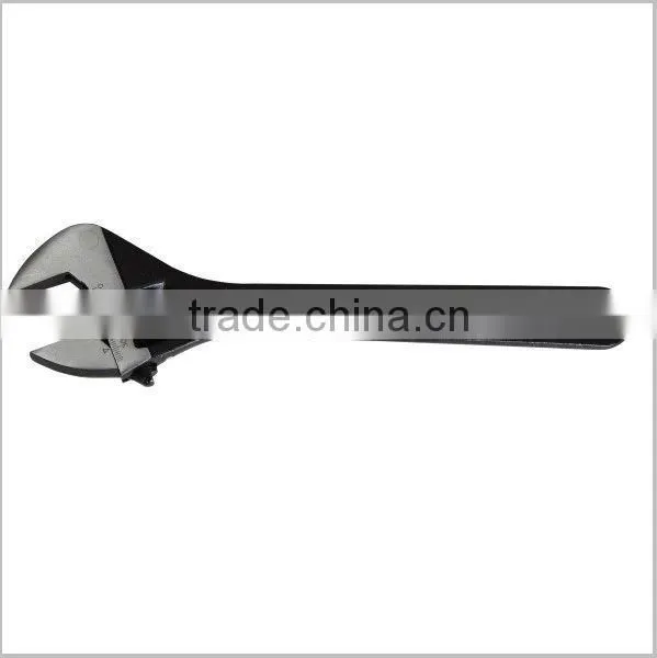 Black Finished Adjustable Wrench Adjustable Spanner 8"-24" Large Opening Adjustable Wrench photo-2