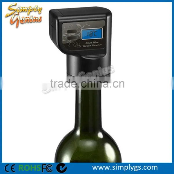 (Exclusive) Smart Automatic Wine Bottle Saver Cork Vacuum Preserver Stopper photo-5
