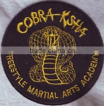 Letter Round Shape Badge Iron on Embroidery Patch photo-5