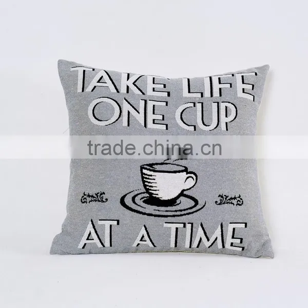 Wenyu Jacquard Fabric Sofa Designs Pillow Case photo-3