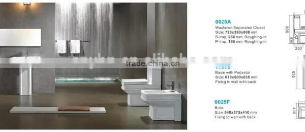 Sanitary Ware Ceramic Decoration Toilet Basin Bidet photo-2
