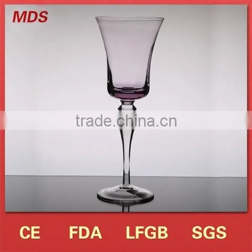 Eco-Friendly Feature Glass Red Crystal Long Stem Wine Glass photo-2