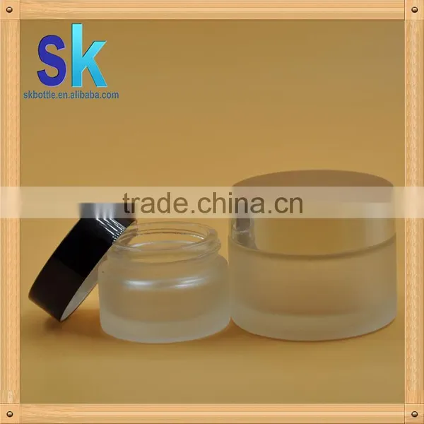 1oz Cosmetic Jar With Silver Cap Wholesale photo-2