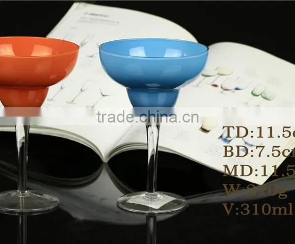 Customized High Quality Hand Made Sodalime Sprey Colored Marguerite Glass photo-3