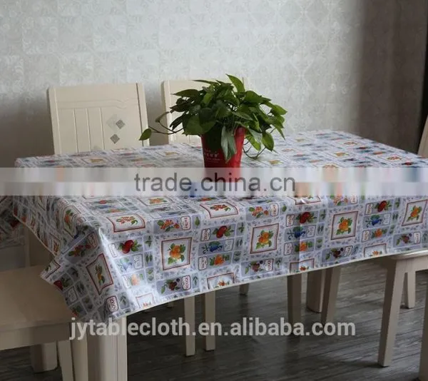 Three Layers of PVC Compound Non-woven Fabric Tablecloth photo-3