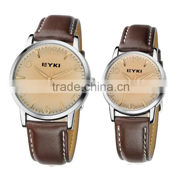 Hot Novelty 2015 Guangdong Men Wrist Watches Women Leather Couple Watches photo-3