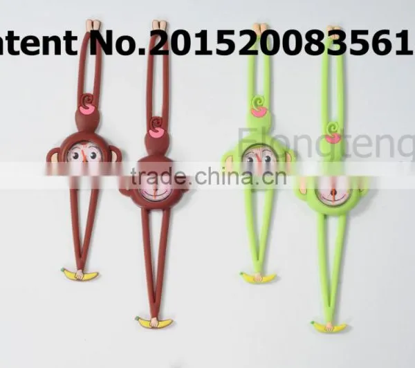 Newest Custom Silicone Multicolor Monkey Kid's Wristwatches With CE photo-4