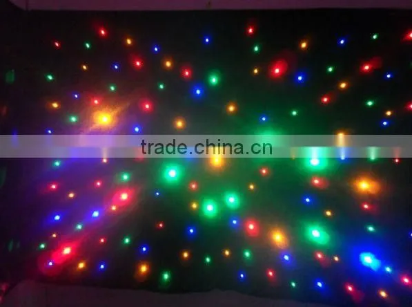 Soft flexible LED star curtain