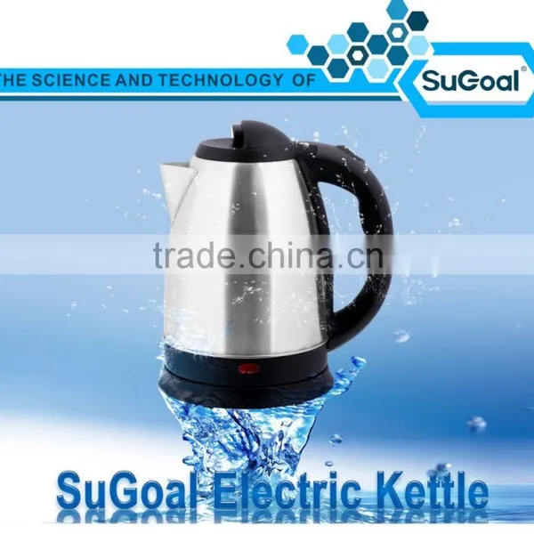 1.7L CE Rohs Electric Water Kettle Stainless Steel Hotel Electric Kettle photo-4