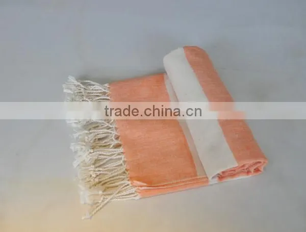 100% Cotton Turkish Towel Bath Hamam Fouta Peshtemal Pestemal Towel photo-3