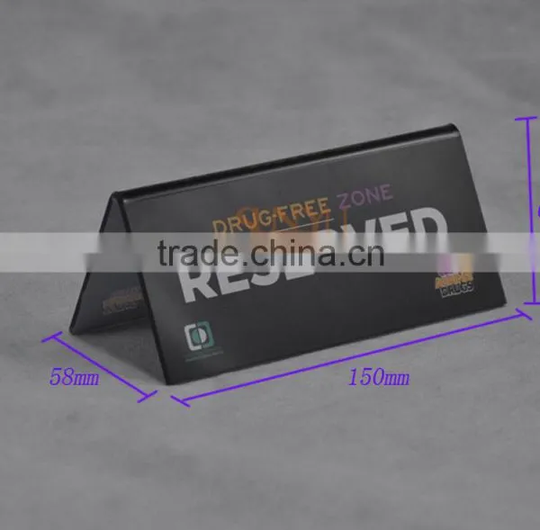 Custom Brand Advertising Printed Acrylic Stand-up Sign Holder photo-4