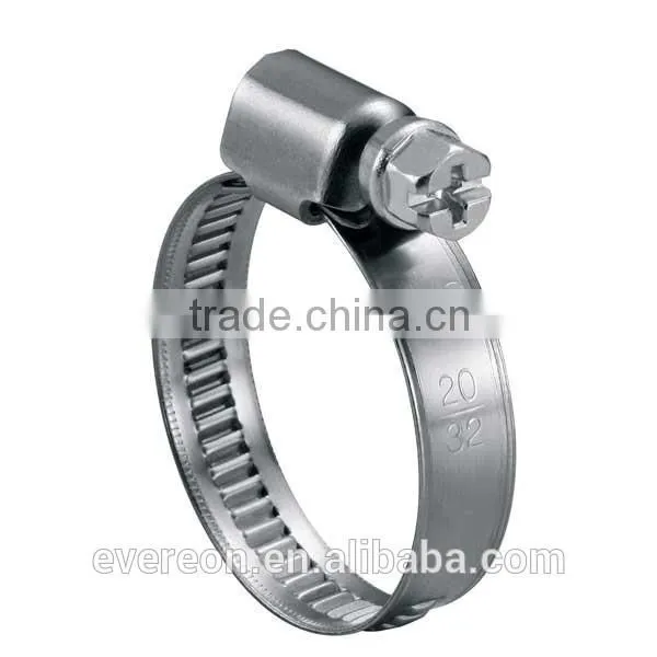 German Type Stainless Steel Air Compressor Hose Pipe Clamp Clip photo-4
