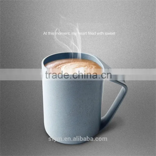 Eco-friendly Wheat Straw Plastic Mug Cup Coffee Mug From China Quality Choice photo-2