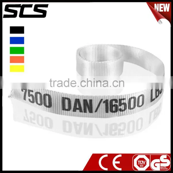 China Factory Polyester Woven Webbing Strap for Lashing 16500LBS photo-3