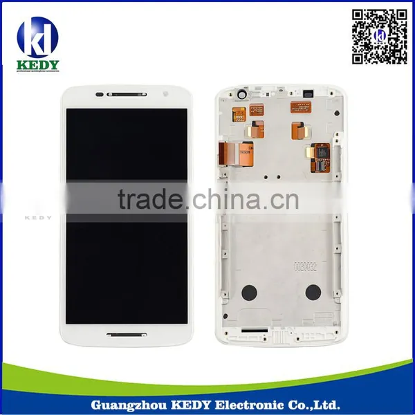 Original Cell Phone LCD Touch Screen for Moto X Play X3 With Frame and Digitizer Screen Replacement photo-3