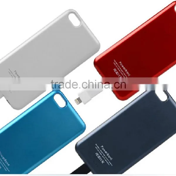 2800mAh Magnet Portable Power Bank for IPhone 5, External Backup Battery Case for IPhone 5S photo-2
