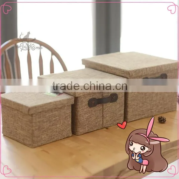 WBN-1: MuJia Wholesale Cotton and Linen Storage Box, Toys, Underwear, Clothes Storage,felt Toy Storage,travelling Box photo-2