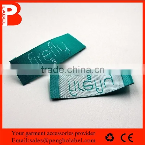 Custom Luxury Woven Label Black Satin Woven Label for Clothing photo-5