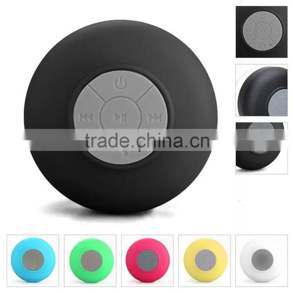 silicone suck waterproof audio mini bass cube speaker