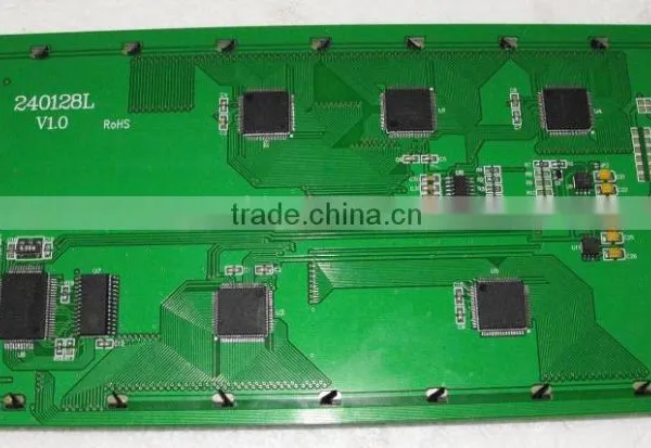 100% Test 7.5' Monochrome Graphic LCD Display 240x128 Lcd Module With T6963 Controller photo-3