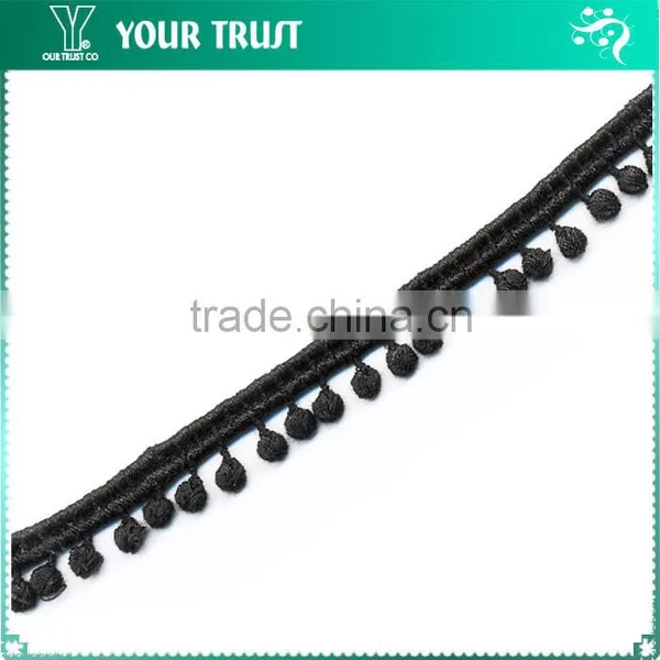 Width 6.0 Centimeter Embroidery Dot Row White Cotton Trimming Lace photo-6