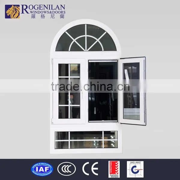 ROGENILAN 70 Series Best Glass Aluminium Window Grill Design photo-4