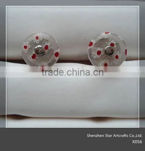 2012 Fashion Crystal Cufflinks X056