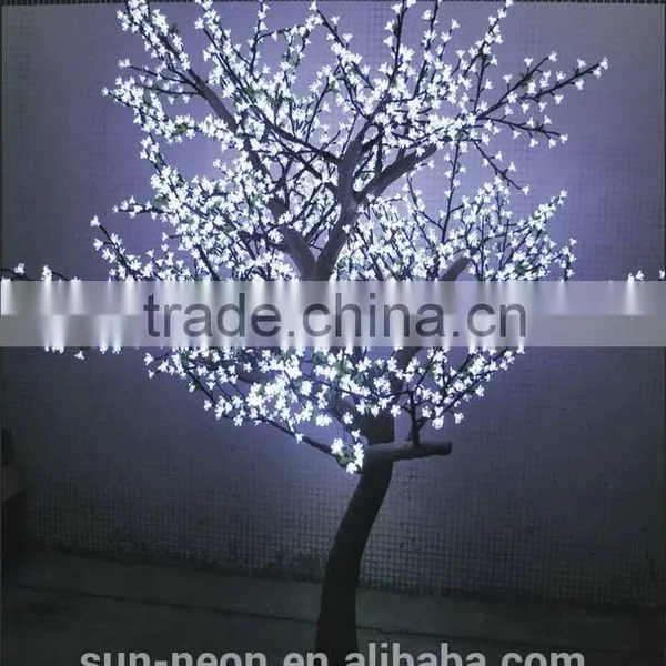 2.5m High Simulation Led Artificial Cherry Blossom Tree With Leaves For Decoration photo-4