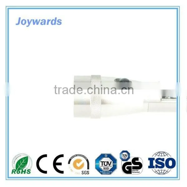 Useful Safety Aluminum Flashlight Rechargeable LED Torch photo-4