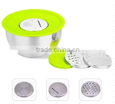 Stainless Steel Mixing Bowls, 18/10 Material, Set of 3, CE Series, Black photo-3