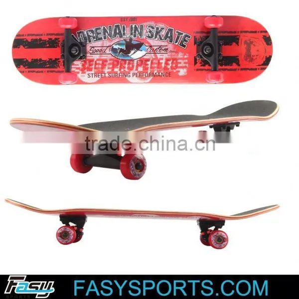 100 Canada Maple Cheap Cruiser Skateboards Printing pu Wheel Skateboard Colorful