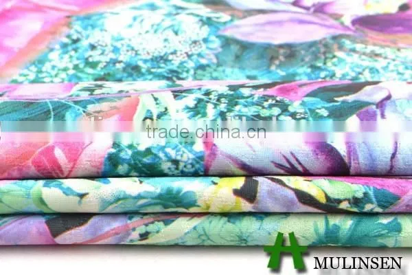 2015 Mulinsen Hot Sales FDY Paper Printing Jacquard Fabric for Clothing photo-3