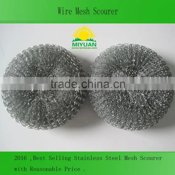 Manufacture of Wire Mesh Scourer for Kitchen Linyi Miyuan Trading Co.,Ltd
