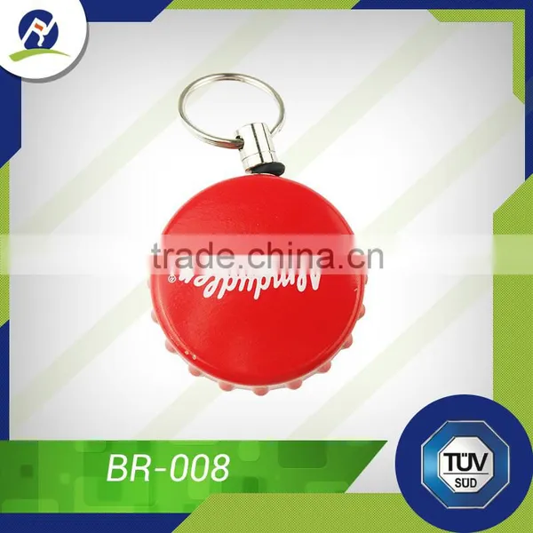 Newest Bottle Cap Shape Badge Holder, Plastic Retractable Badge Reel