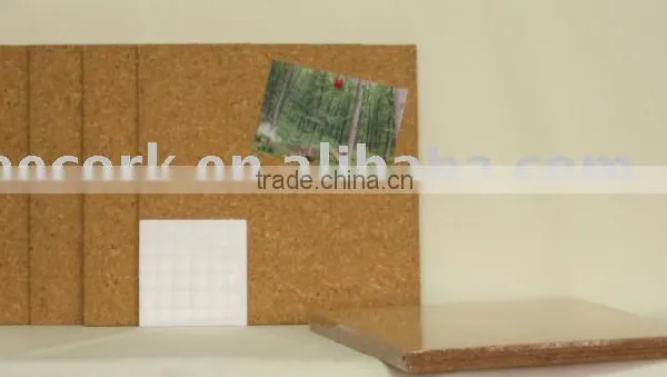 "LEECORK" Cork Wall Tile for DIY Bulletin Board