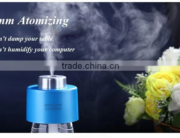 Factory Direct 5V USB Ultrasonic Bottle Caps Air Purifier / Air Cleaner /air Freshener /for Best Promotion Gift photo-2