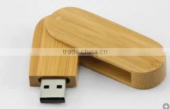Factory Price Eco-friendly Wooden USB Flash Drive With Custom Logo Printing and Optional Capacity