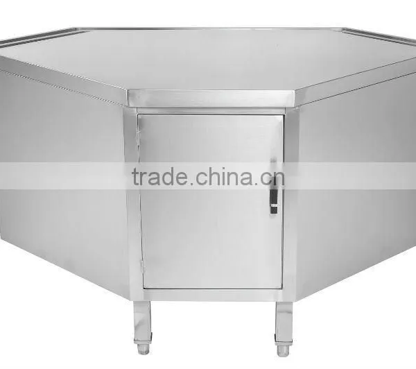 Stainless Steel Buffet Corner Cabinet