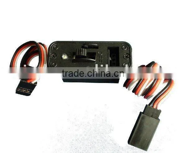 RC Heavy-duty Futaba Switch with charge port 22AWG Wire