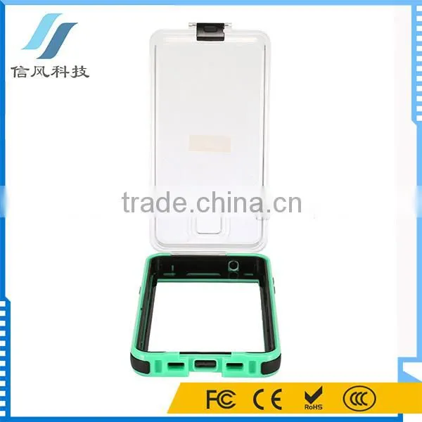 Waterproof Case Note 4 for Smartphones With Button Green photo-5