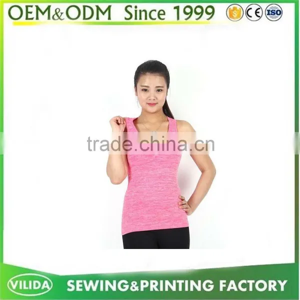 Bulk Fitness Bodybuilding Tank Top Bamboo Fiber Cotton Plain Custom Women Grey Tank Top OEM photo-2