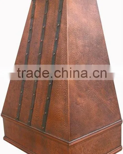 Old World Copper Range Hood
