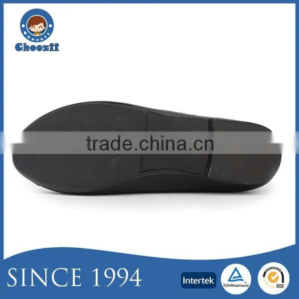 Customize Girls Gender Slip-on Student Leather Uniform School Shoes With Bowknot photo-5