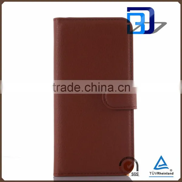 New Products 2016 Innovation Product Stand Wallet Lychee Flip Leather Cover for ZTE Blade S7 Case Mobile Accessories photo-2