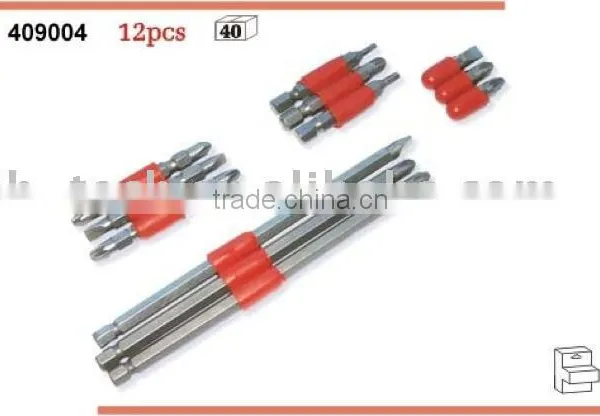 12pcs Long Bit Sets.carbon Steel