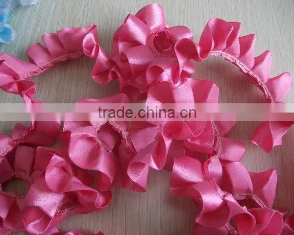 Wholesale Custom Design Elastic Frill Ribbon for Garment Accessories photo-2