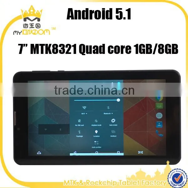 7inch Android 5.1 Quad Core 3g Sim Card Tablet pc With Silicon Case for Kids photo-6