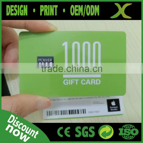 Free Design~~~!!! PVC Loyalty Card/ Gift Card / CMYK Printed PVC Card photo-3